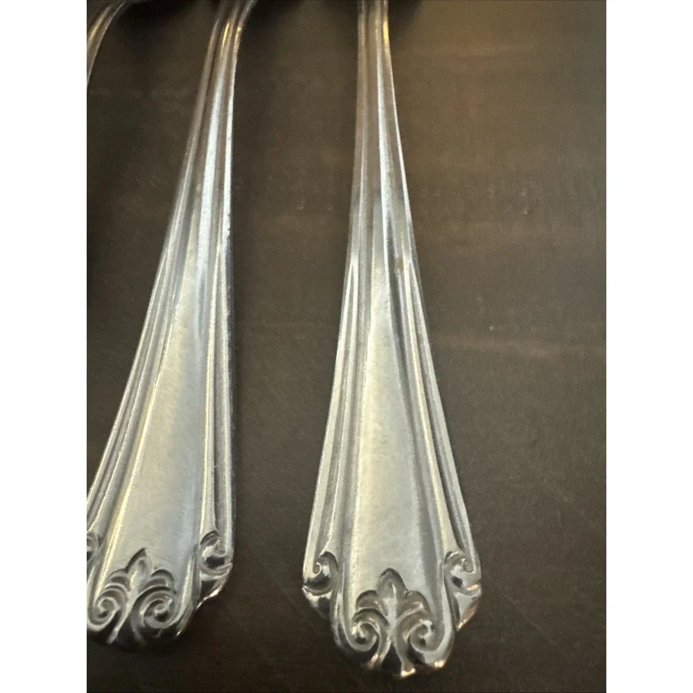 Hampton Silversmiths Katrinka‎ 8 Salad Forks Stainless Replacement Flatware